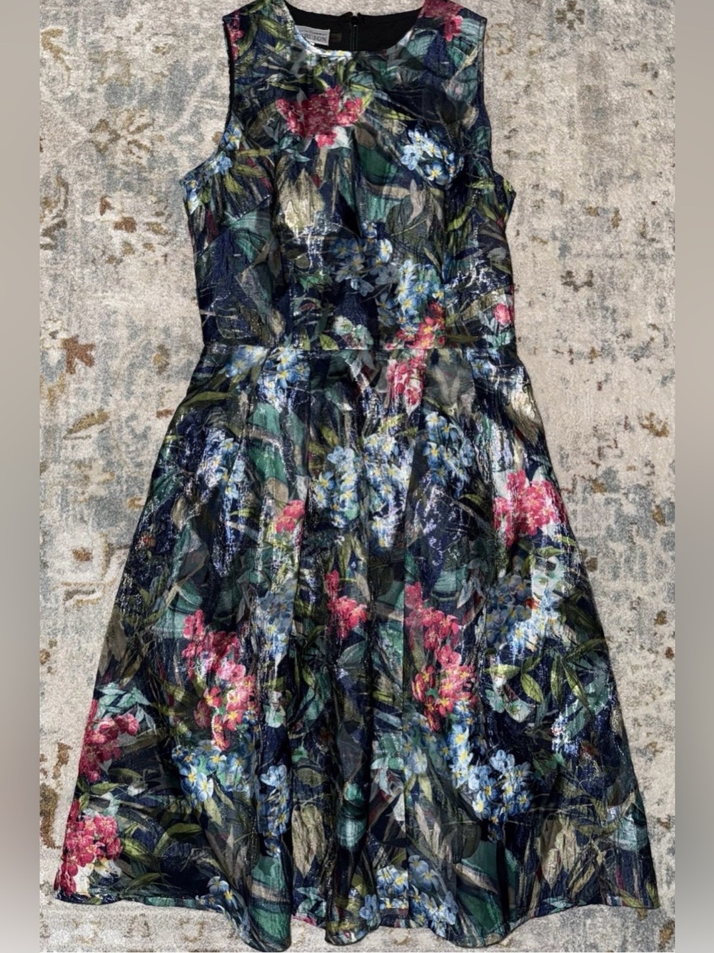 Rickie Freeman by Teri Jon Floral Dress sz 4